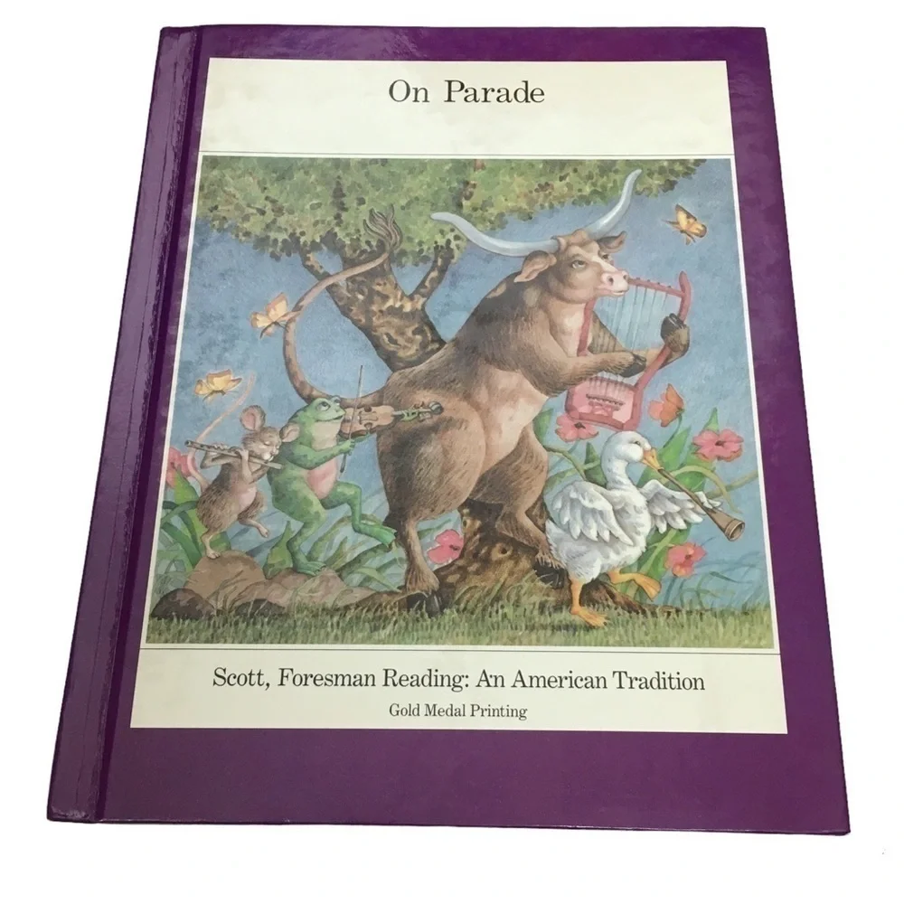 VINTAGE 1989 On Parade Book Classroom Reading Level 8 Schoolbook Homeschooling